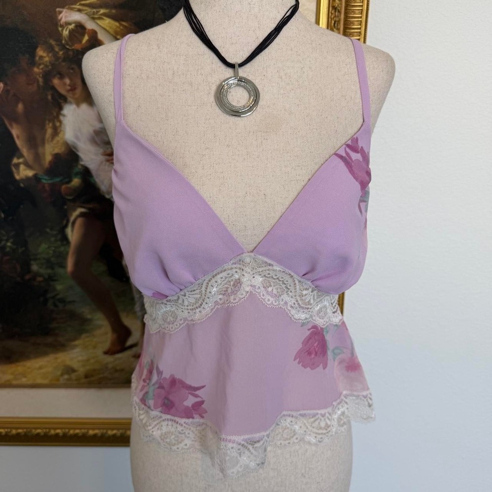Fairy Floral Cami with Lace Details - Picture 1 of 5